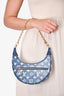 Louis Vuitton Blue Denim Jacquard Loop Shoulder Bag with Strap