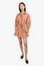 C/MEO Collective Tan Belted Shirt Dress Size S