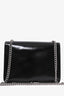 Gucci Black Patent Leather Dollar Interlocking Crossbody Bag