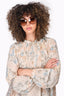Miu Miu Pink Frameless Cutout Sunglasses