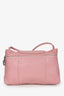 Longchamp Blush Leather Le Pliage Crossbody Bag