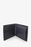 Prada Black Grained Leather Logo Wallet