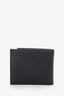 Prada Black Grained Leather Logo Wallet