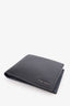 Prada Black Grained Leather Logo Wallet