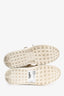 Valentino White Leather Rockstud Sneakers Size 36.5