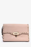 Valentino Taupe Leather Rockstud Crossbody