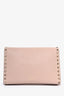 Valentino Taupe Leather Rockstud Crossbody