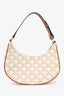 Celine 2022 White Leather Triomphe Ava Shoulder Bag