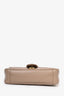Gucci Taupe Leather Small Marmont Shoulder Bag