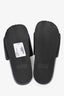 Saint Laurent Black Leather 'Joan' Slides Size 36