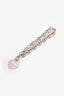 Tiffany & Co Sterling Silver Chain Link Heart Pendant Bracelet