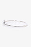 Tiffany & Co. 18K White Gold Diamond Set T Wire Bangle