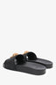 Versace Black Rubber Medusa Pool Slides Size 36
