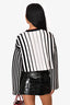 Opening Ceremony Black/White Striped Cropped Top Size XS