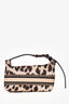 Christian Dior 2022 Brown Cheetah Print Canvas Nomad Pouch