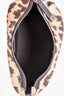 Christian Dior 2022 Brown Cheetah Print Canvas Nomad Pouch