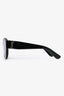 Saint Laurent Black Geometric Reflective Lens Sunglasses