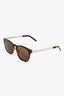Saint Laurent Brown Tortoiseshell Tinted Sunglasses