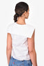Miu Miu 2024 White Sailor Collar Top Size 36