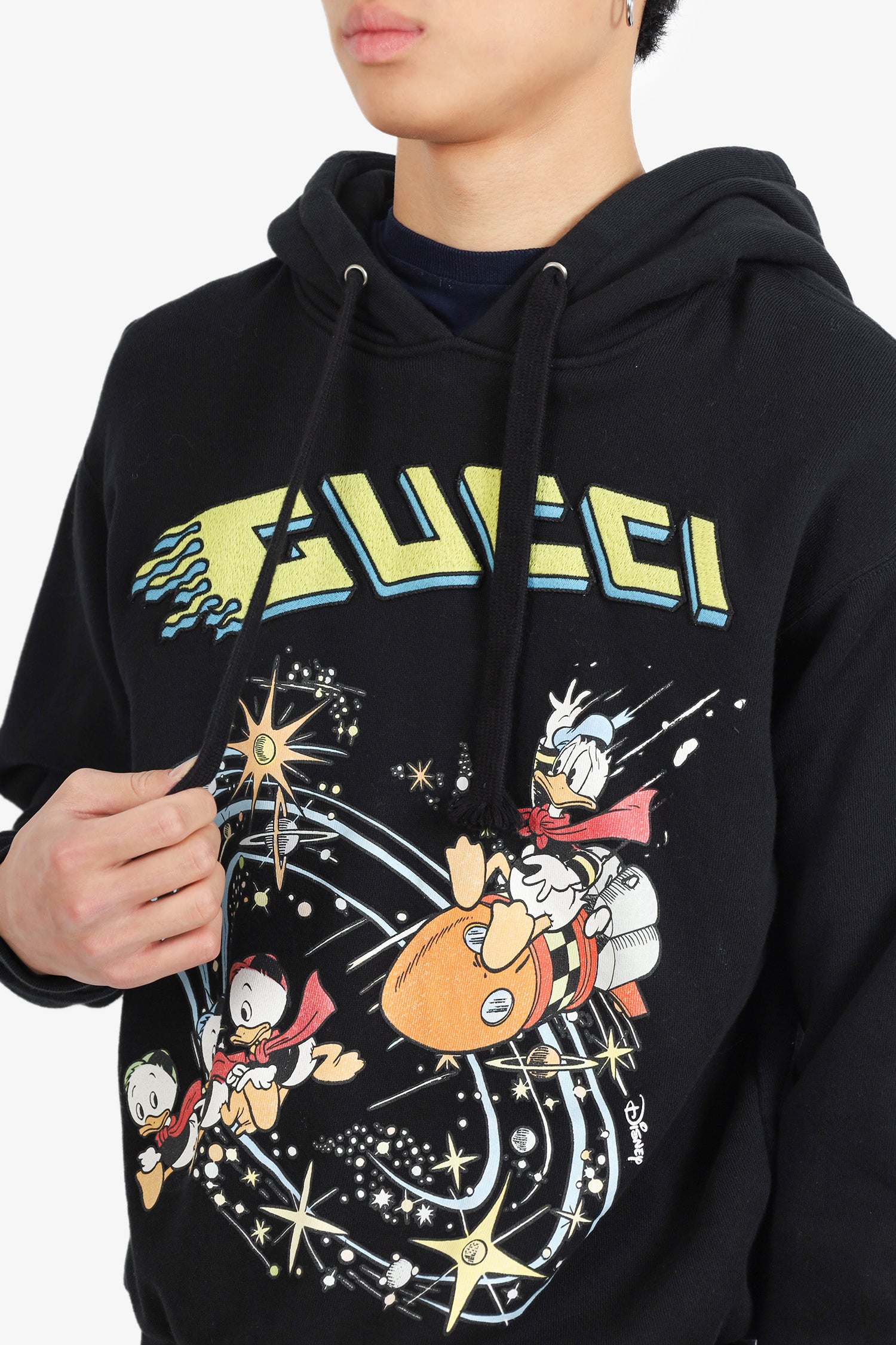 Gucci x Disney Black Donald Duck Hoodie Size XXS Mens – Mine & Yours