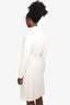 Theory White Belted Trench Coat Size S
