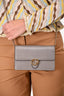 Gucci Grey Leather Dollar G Interlocking Wallet on Chain