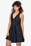 Carven Dark Blue Denim Sleeveless Dress Size 38