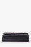 Pre-Loved Chanel™ 2018-19 Black Lambskin Quilted Studded Lucky Charm Wallet On Chain