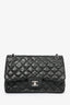 Pre-Loved Chanel™ 2011/12 Black Caviar Jumbo Double Flap SHW (As Is)