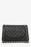 Pre-Loved Chanel™ 2011/12 Black Caviar Jumbo Double Flap SHW (As Is)