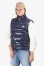 Moncler Navy Quilted Puffer Vest Size 3 Mens