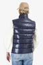 Moncler Navy Quilted Puffer Vest Size 3 Mens