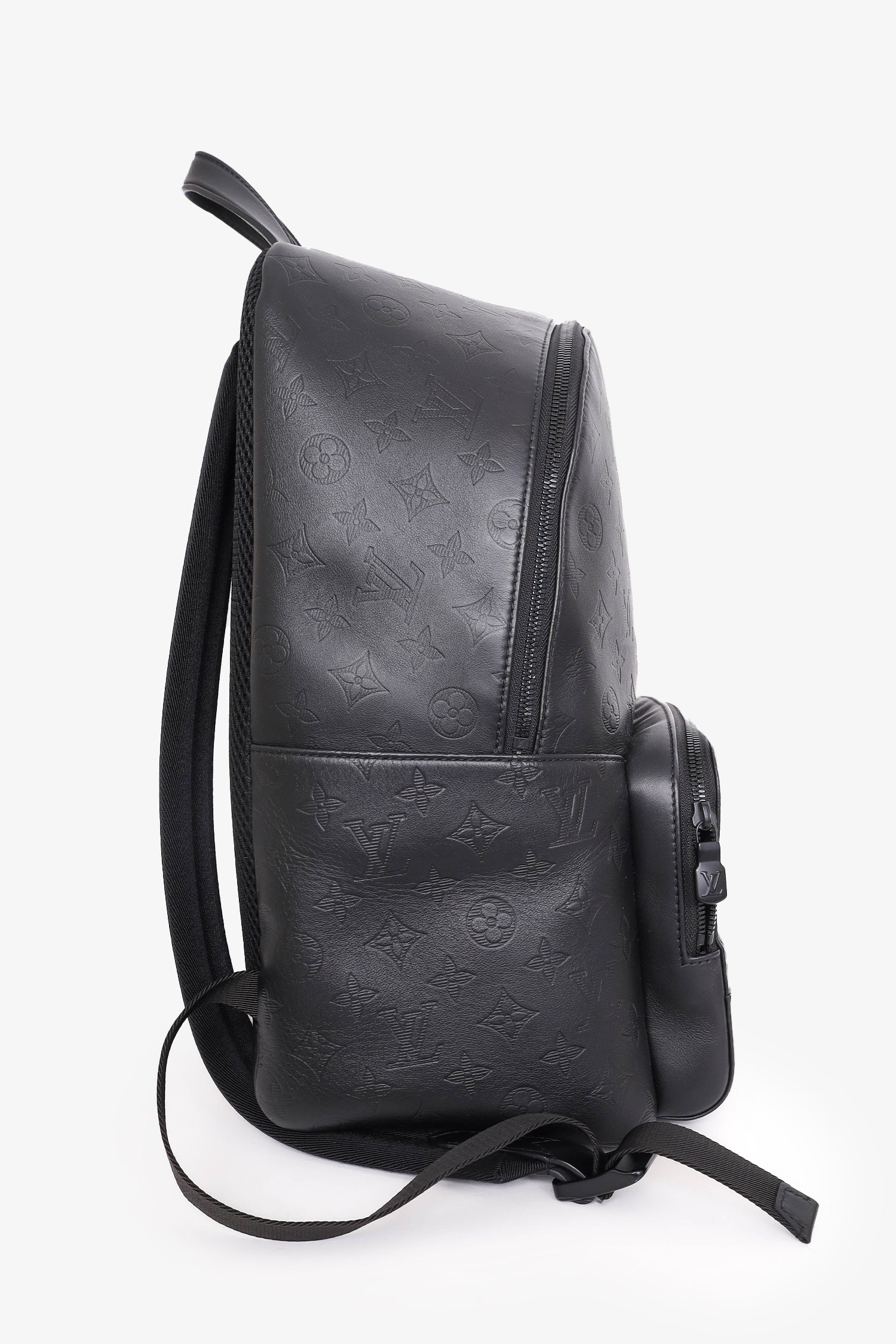 black louis vuitton backpack men' Louis Vuitton 2022 Black Monogram Shadow Racer Backpack – Mine & Yours