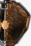 Fendi Black Leather Medium Peekaboo Top Handle With Strap