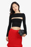 Dion Lee Black Bolero Tube Top Set Size 2