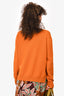 Celine Orange Cashmere Crew Neck Sweater Size 1
