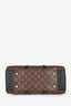 Louis Vuitton Black Leather/Monogram Soufflot MM Bag with Strap