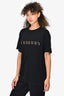 Burberry Black Cotton Nova Check Logo T-Shirt Size M