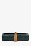 Saint Laurent 2019 Green Croc Embossed Medium Kate Tassel Shoulder Bag
