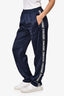 Opening Ceremony Navy Logo Side Detailed Pants Size M
