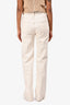 Frame White Denim Wide Leg Jeans Size 25