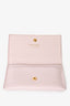 Salvatore Ferragamo Pink Leather Bow Wallet