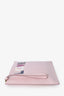 Salvatore Ferragamo Pink Leather 'Love' Pouch