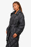 Dorothee Schumacher Black Belted Puffer Coat Size 2