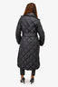 Dorothee Schumacher Black Belted Puffer Coat Size 2