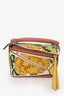 Loewe Mini Embroidered Floral Puzzle Bag