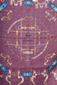 Hermès Blue/Orange Silk Pattern Scarf