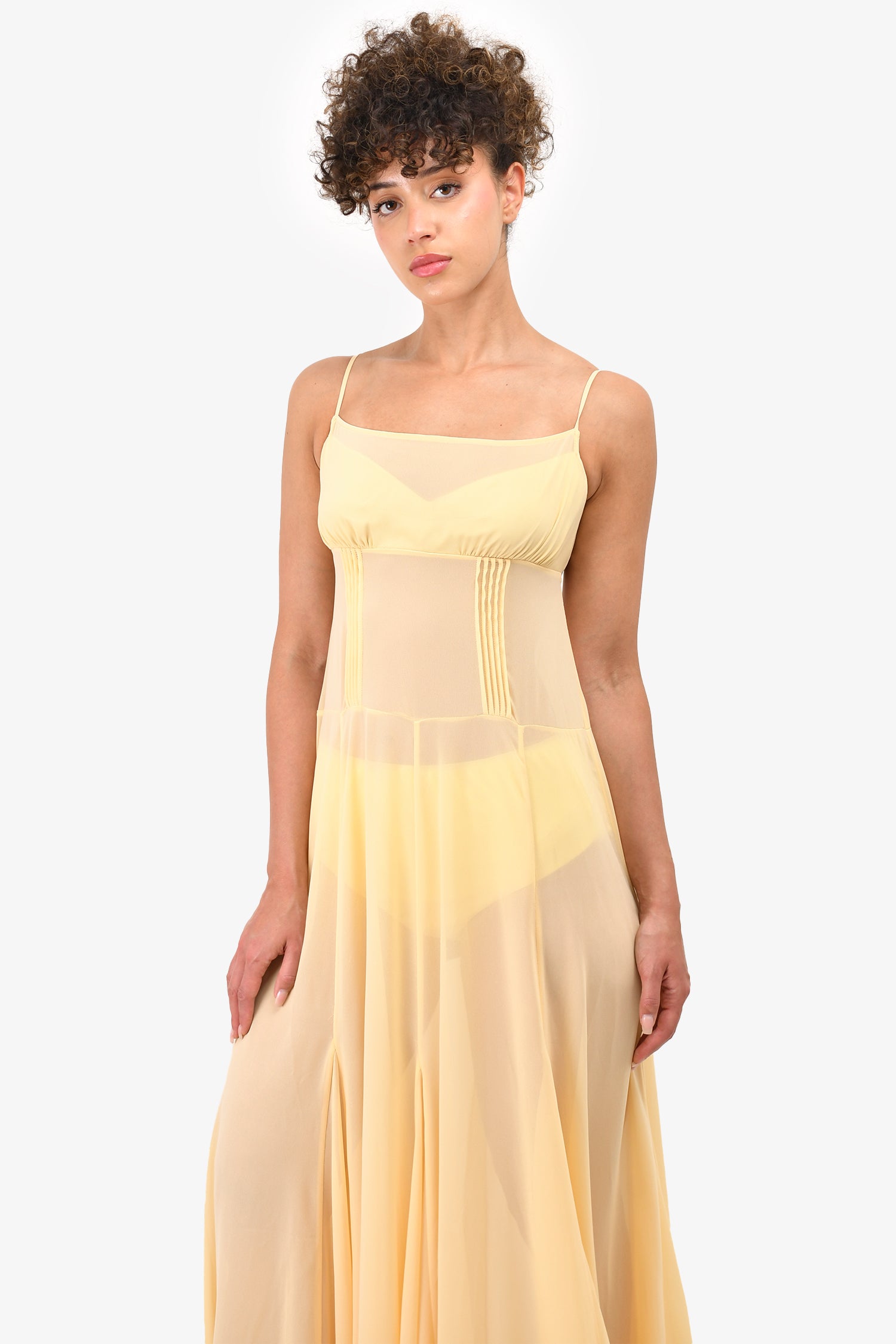 Camila Coelho Yellow 'Dia' Maxi Dress Size S – Mine & Yours