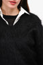 Toteme Black Alpaca V-Neck Sweater Size S