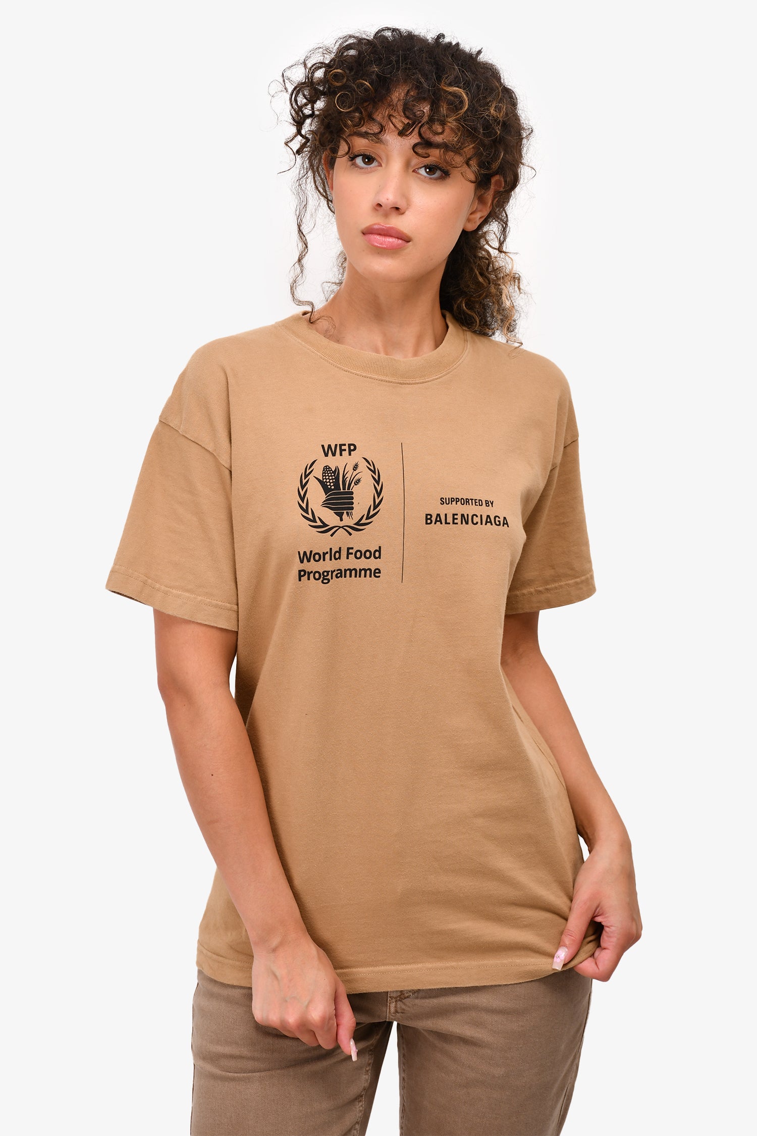 めい　BALENCIAGA WFP TEE Balenciaga // X WFP Logo T-Shirt – VSP Consignment